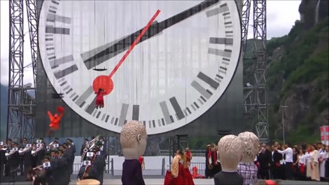 The satanic ceremony nobody seemed to notice