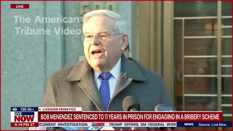 Dem Senator Pleads With Trump For Pardon, Sentenced To 11 Years In Prison For Accepting Bribes