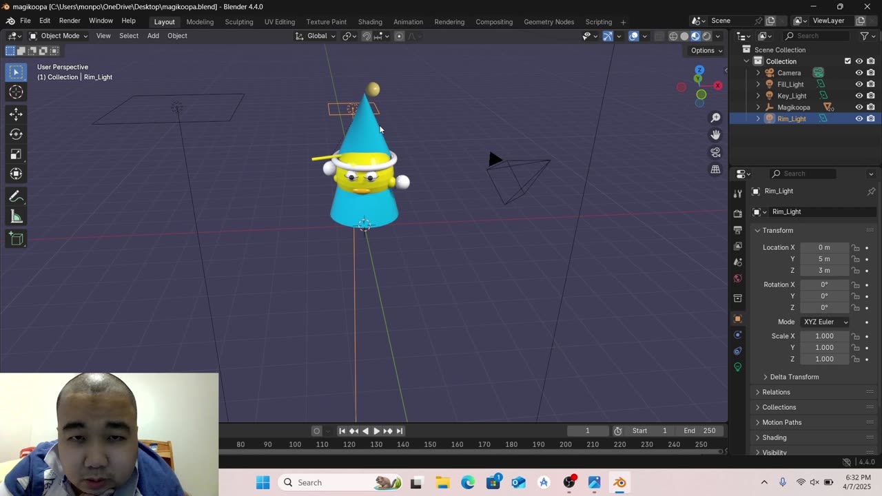Modeling a Magical Penguin Wizard in Blender | Character Creation Process