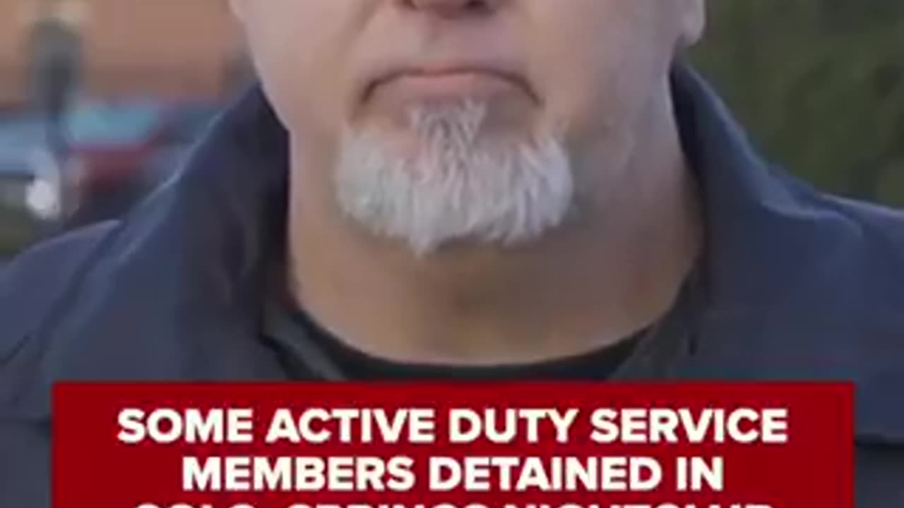INSANE. Over a dozen ACTIVE DUTY MILITARY members were working as security ...