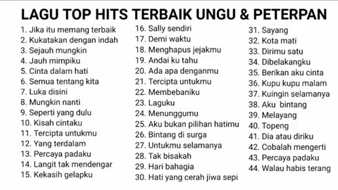 44 Best Songs of Peterpan