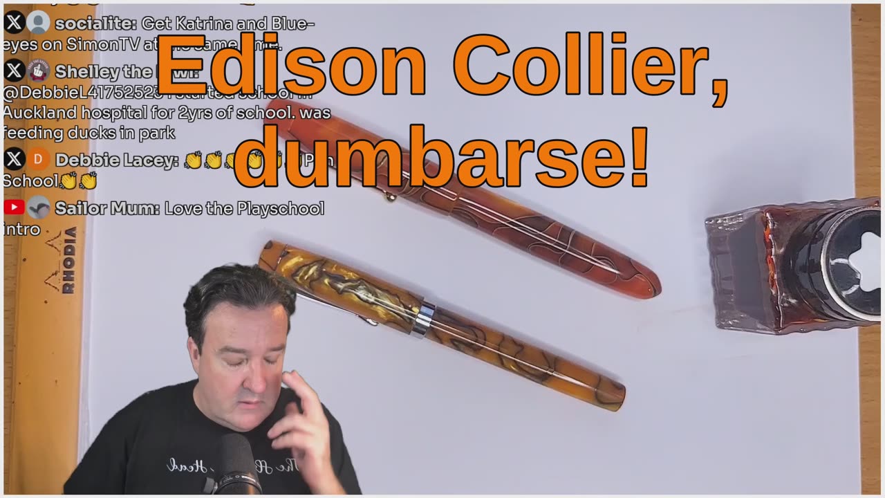 Fun With Fountain Pens: FPR Himalaya & Montblanc Lucky Orange