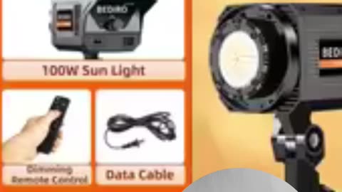 🌟 Professional Studio Flash – 100W LED with Bowens Mount
