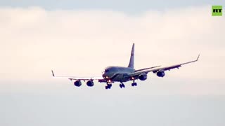 NOW! Russian state jet lands in Anchorage, Alaska ~ Putin to meet President Trump tomorrow