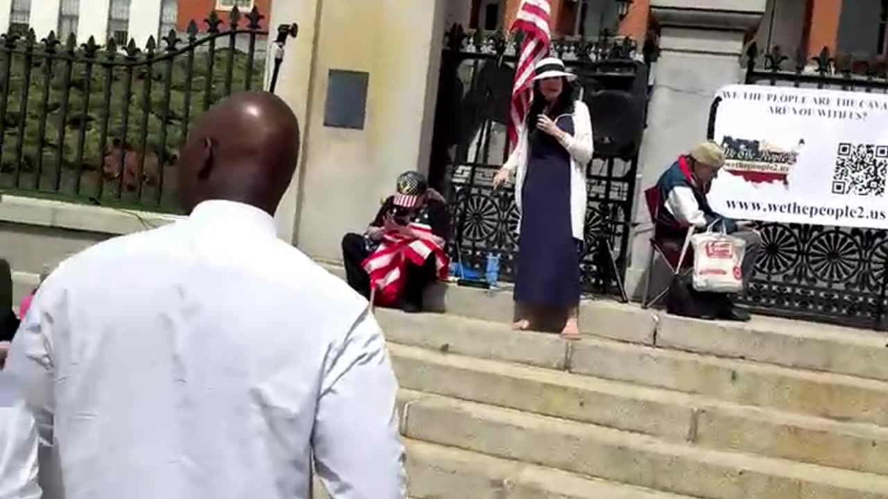 LIVE FROM BOSTON STATE HOUSE STAIRS