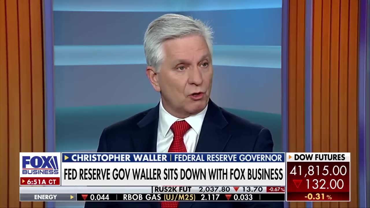 Christopher Waller is 'much more optimistic' on tariffs than before