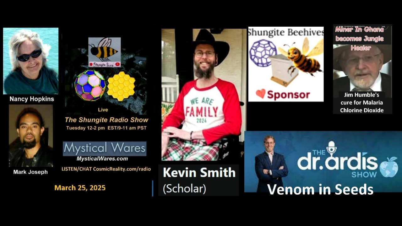 SHUNGITE REALITY 3/25/25 - Chlorine Dioxide with Kevin Smith