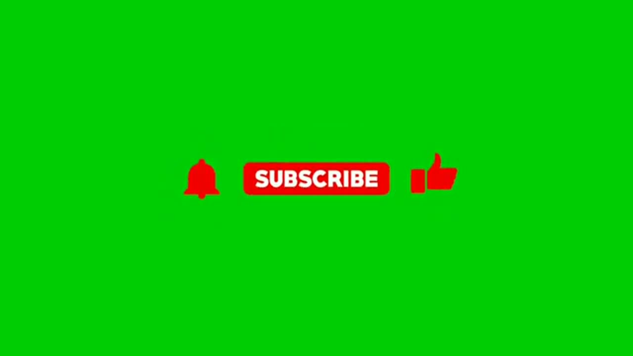 Green screen subscribe 💚🌱