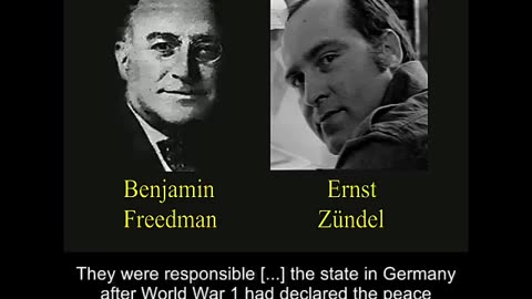 Ernst Zundel Interviews Benjamin Freedman (1968) with English Subtitles
