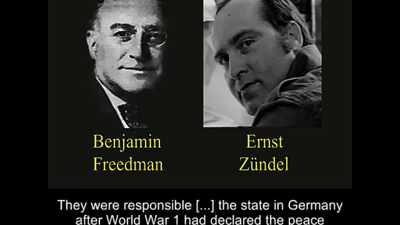 Ernst Zundel Interviews Benjamin Freedman (1968) with English Subtitles