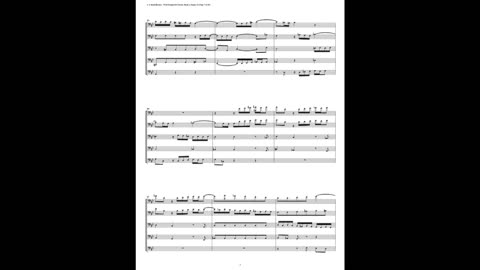 J.S. Bach - Well-Tempered Clavier: Part 2 - Fugue 16 (Bassoon Quintet