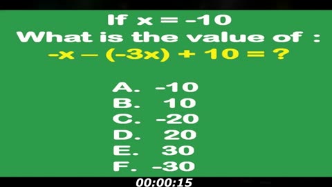 Math question puzzle: The system is against you, try your best at this math question!