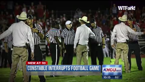 FRIDAY NIGHT FIGHTS: Armed Texas Constable Storms High School Football
