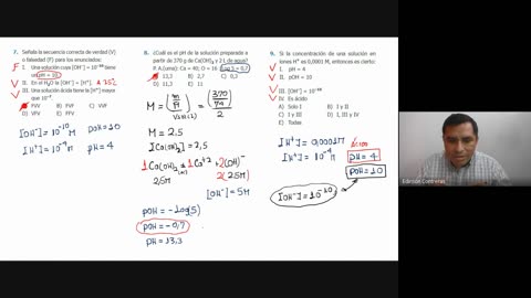 PAMER SEMESTRAL 2023 | Semana 11 | Química: PH POH