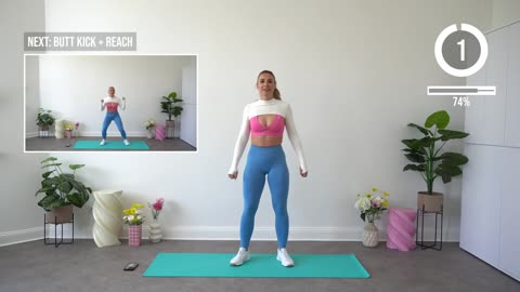 10 MIN FAT BURNING HIIT Workout - All Standing - Bodyweight only - No Jumping - Home Workout