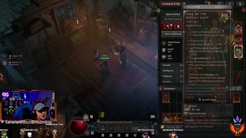 Just Another Manic Monday With Serene Diving Into S8 of #DiabloIV