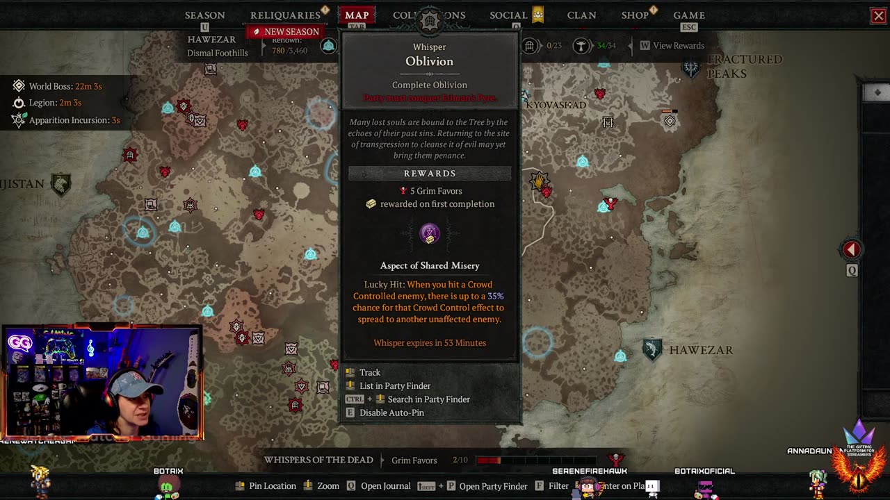 Just Another Manic Monday With Serene Diving Into S8 of #DiabloIV