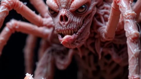 Alien spider creature