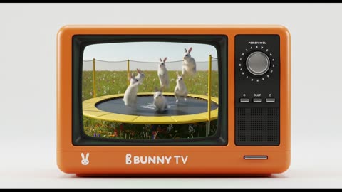 BUNNIES ON A TRAMPOLINE
