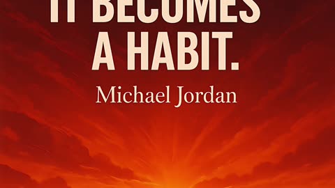 If you quit once it becomes a habit