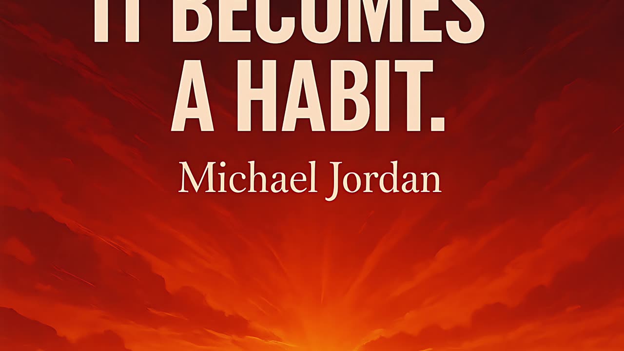 If you quit once it becomes a habit
