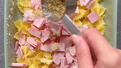 Baked ham & pasta recipe when u re too lazy to cook