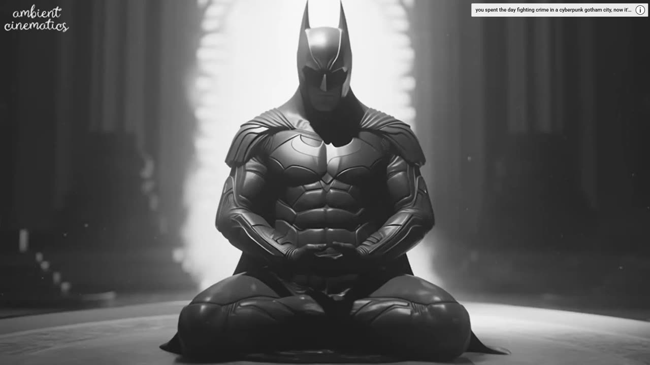 3 Hours of Soothing Batman Vibes - Deep Ambient Relaxation and Healing