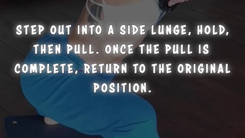 UNILATERAL SIDE LUNGE PULL