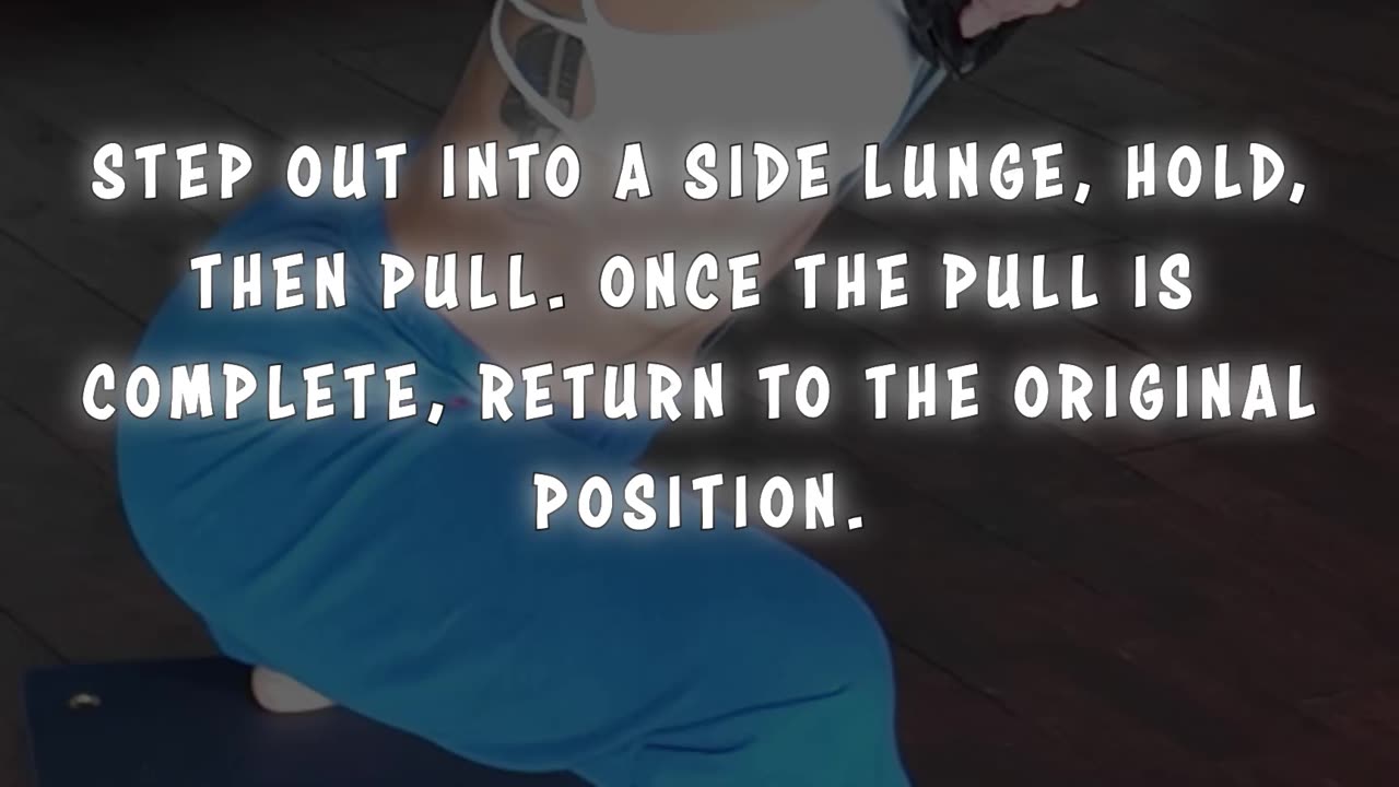 UNILATERAL SIDE LUNGE PULL