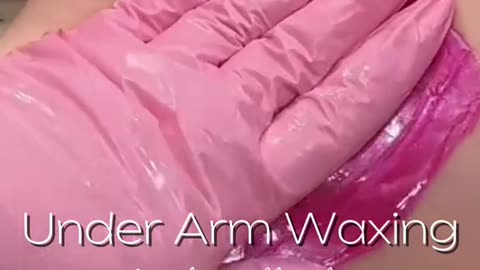 Underarm Waxing with Tickled Pink | @bareitallwaxlounge Uses Sexy Smooth Wax