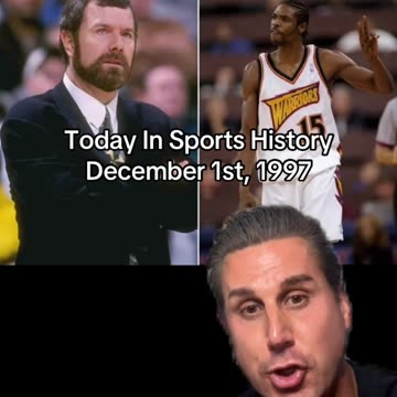 THE HISTORIC SPORTS MOMENT OF DECEMBER 1st, 1997