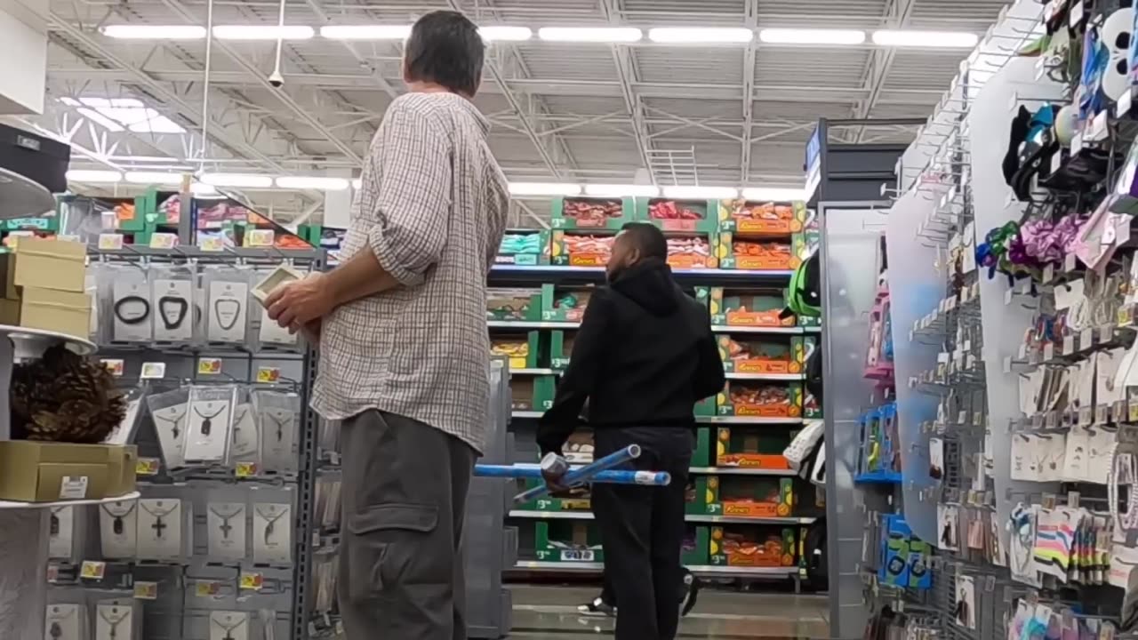 Farting while staring people down