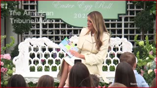 WATCH: Gorgeous Melania Reads to Children in Heartwarming Easter Event
