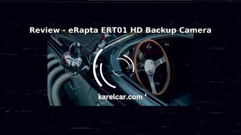 eRapta ERT01 HD Backup Camera Rear View License Plate Reverse Camera Universal f