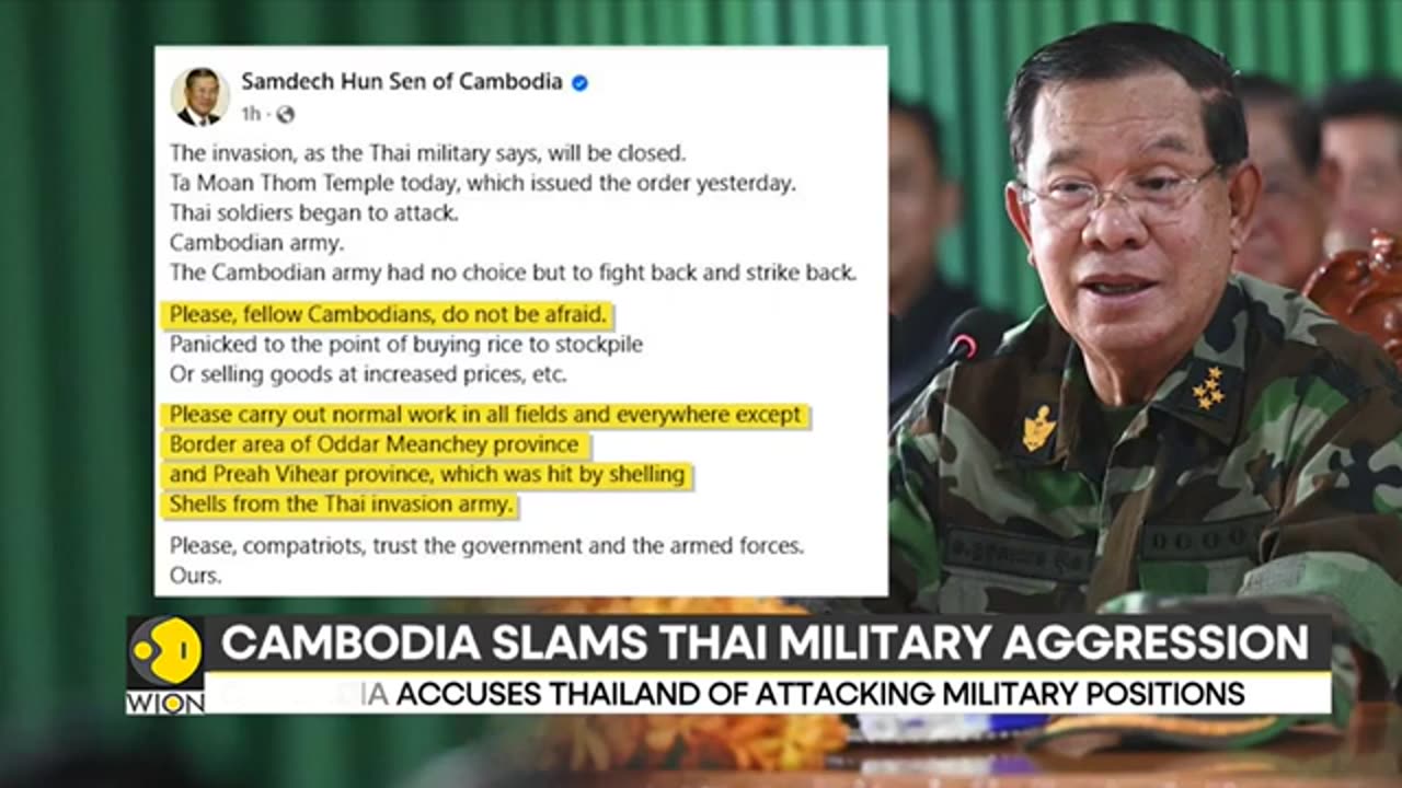 Cambodia-Thailand_Exchange_Fire_In_Border_Clash,_Thailand_Condemns__Attack_On_Civilians____WION