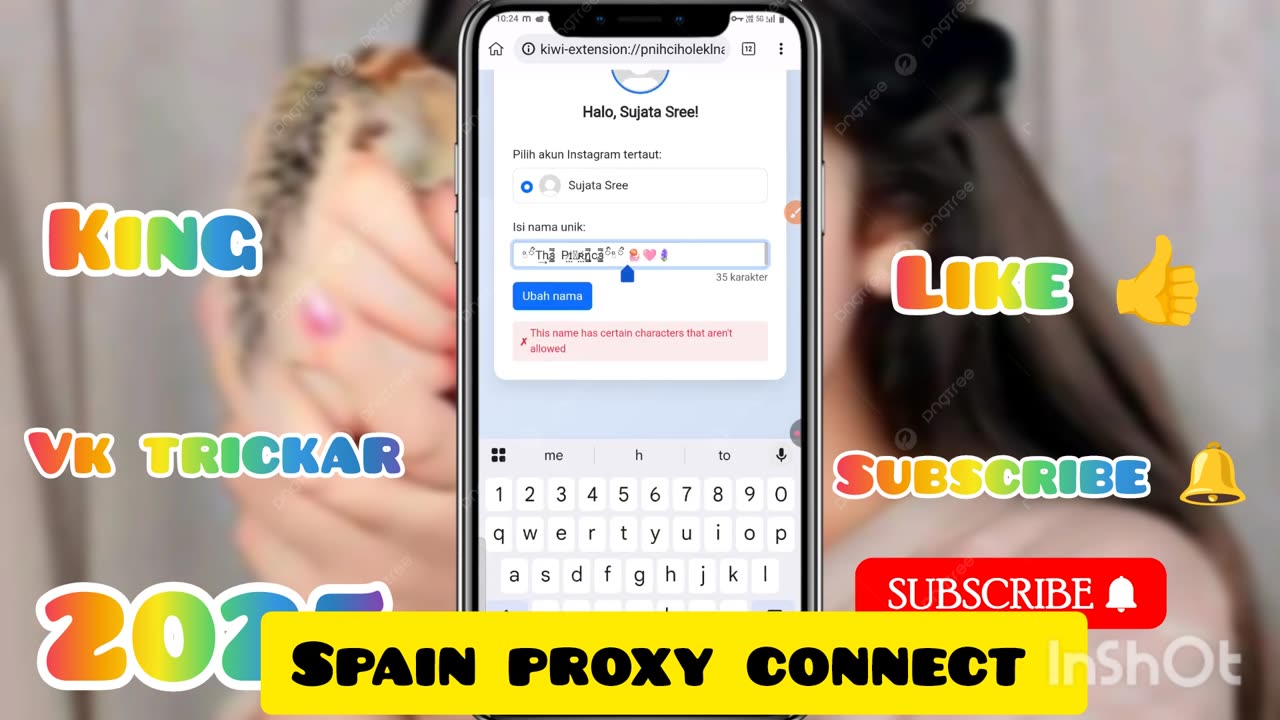How To Make Unique Name 😘emoji account Created New Trick New Method full working ✅