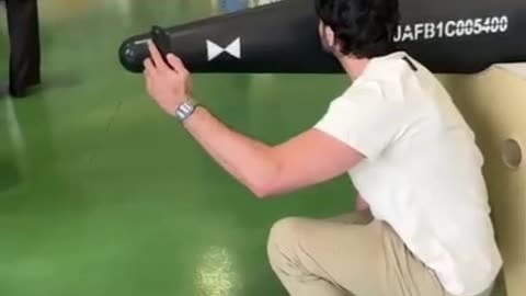 Kissing an Iranian hypersonic missile by Ahmed Saaduddin, American filmmaker