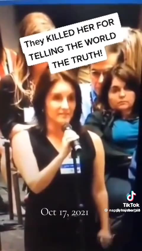 They KILLED HER FOR TELLING THE WORLD THE TRUTH!