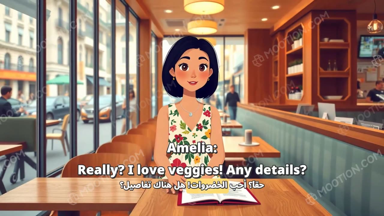 Choosing food at restaurant