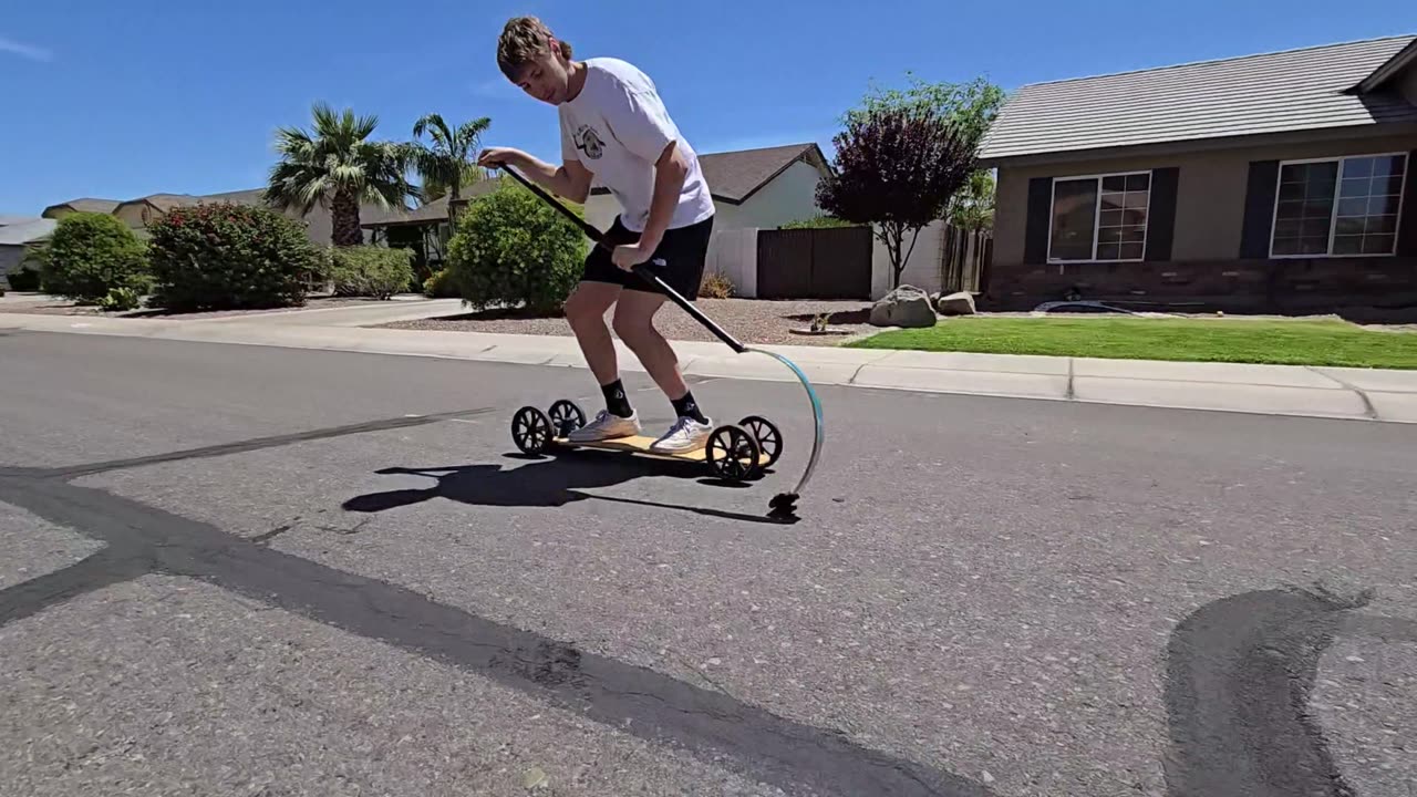 Braapstik 2.0 Spring testing - Medium flex on a Braap board - Having some fun and enjoying the ride