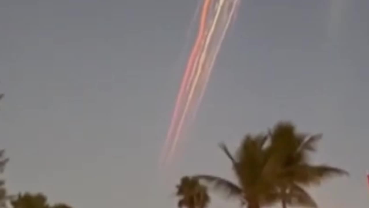 After the rocket exploded
