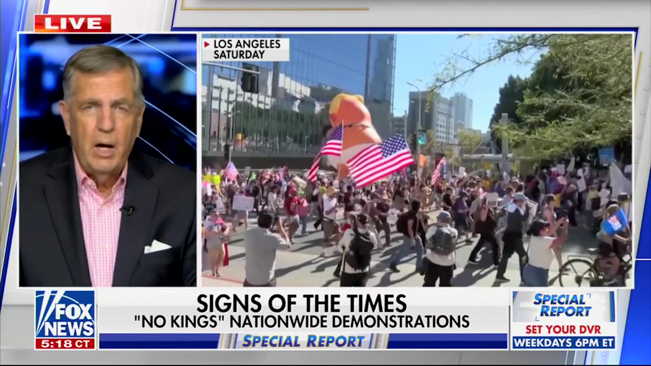 Brit Hume Breaks Down What No Kings Reveals About Politics Today