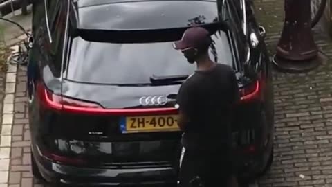 In Netherlands, not even cars are safe 👀