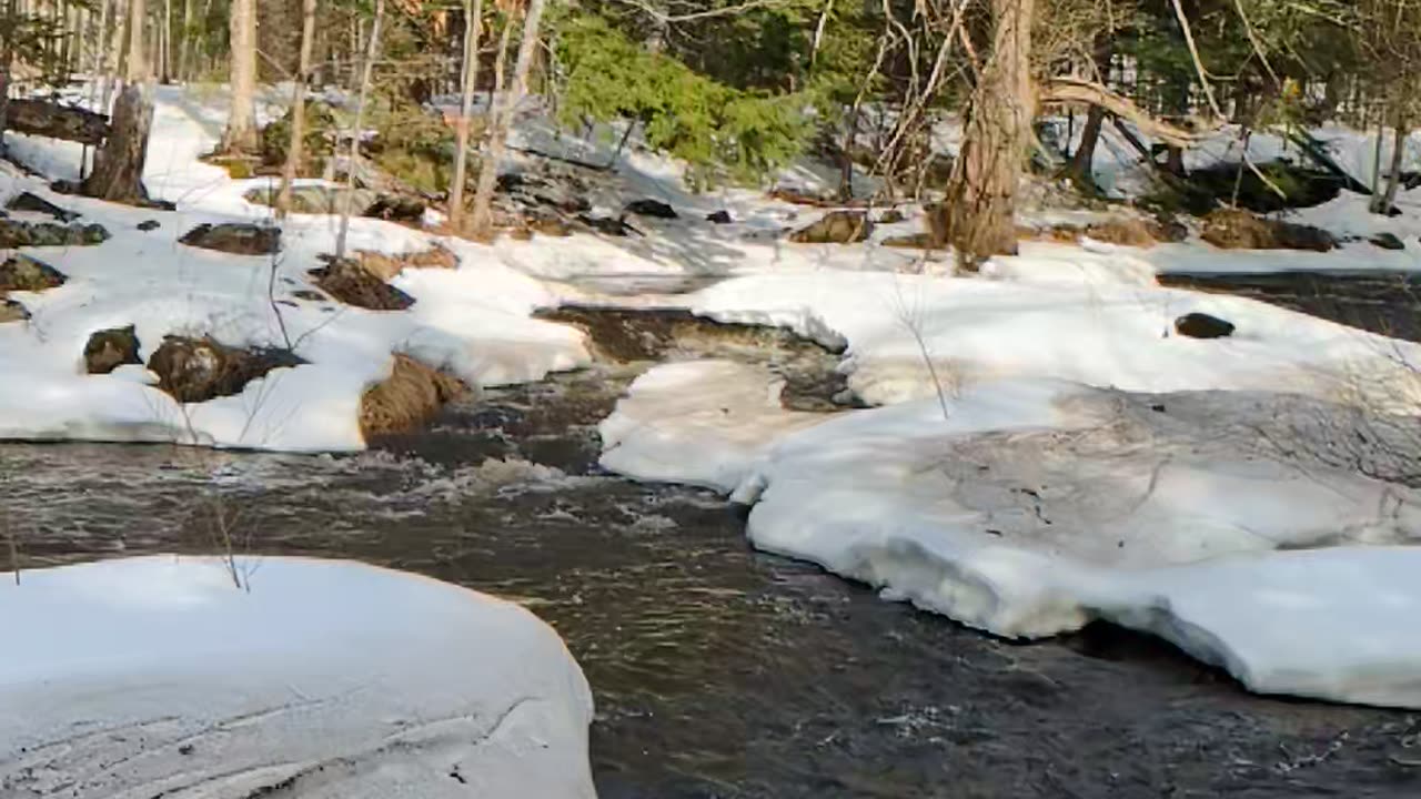 Thawing Waterfalls in Upper Wisconsin