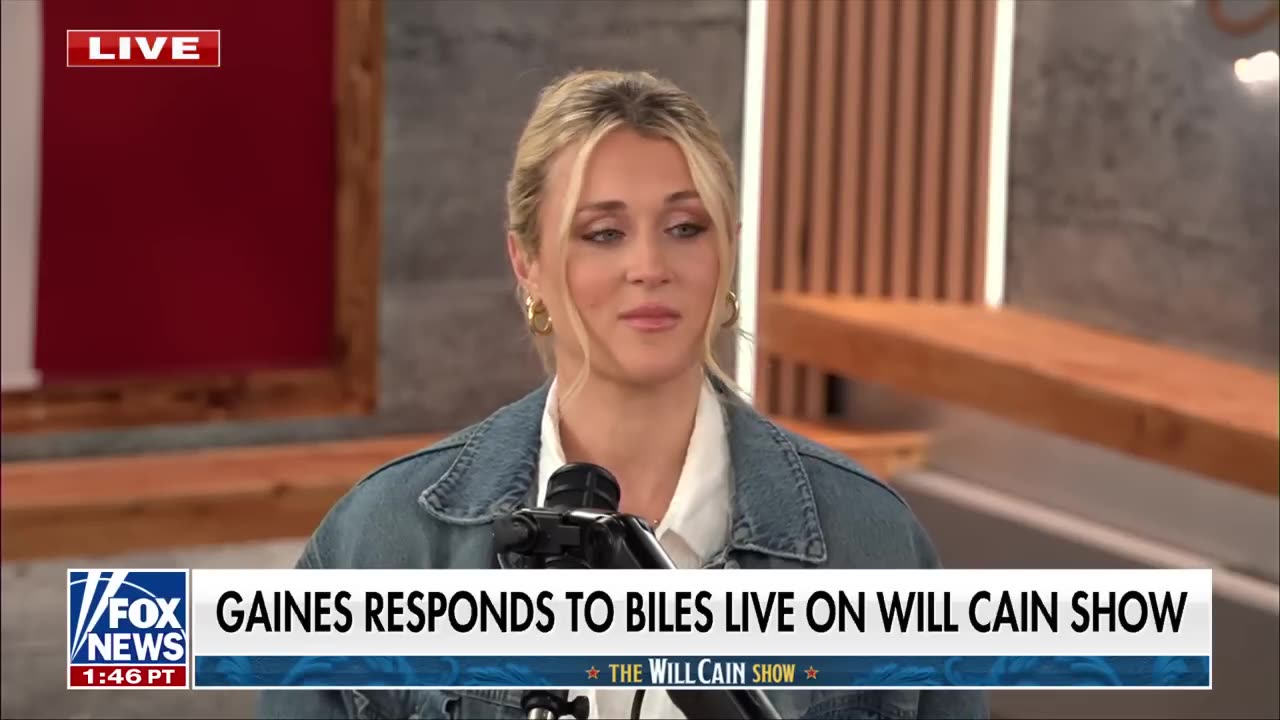Riley Gaines responds to 'X' backlash from Simone Biles