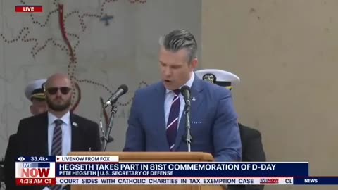 Sec Def Pete Hegseth: 81 Years Ago, Americans and Allies Shattered Hitler's
