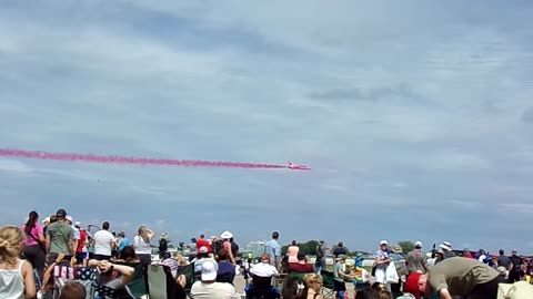 Pink plane at EAA 2025