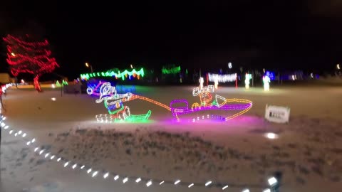Fox Cities Festival of Lights Darboy Community Park, Wi 2025 (silent video)
