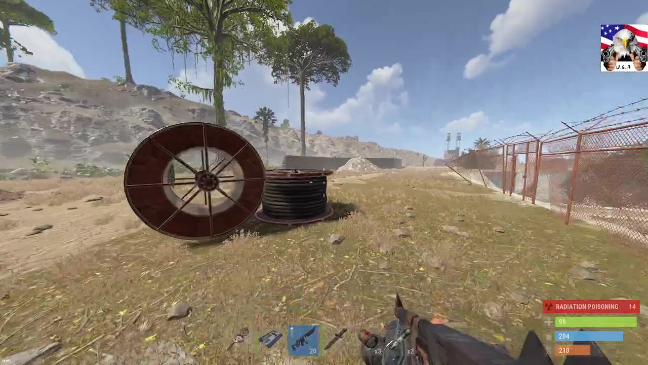 Hardcore Mode on Rust Day 5 the Snowman Protest?
