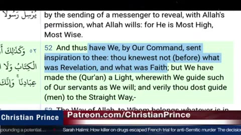 Christian prince All your quran is a joke